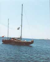 Яхта «Александр Грин» возле о.Лесбос