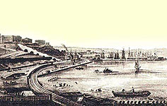 Вид порта 1869 г.