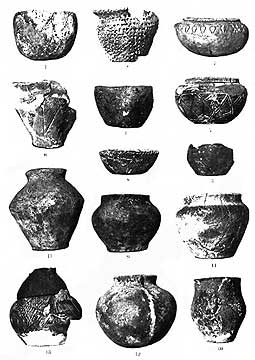 Керамика из археологических раскопок на Слободке